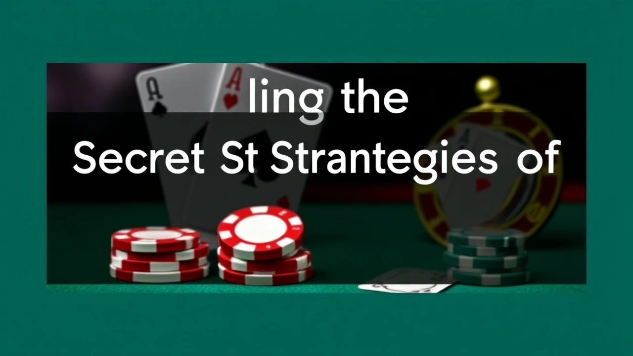 Revealing the Secret Strategies of Blackjack Approach