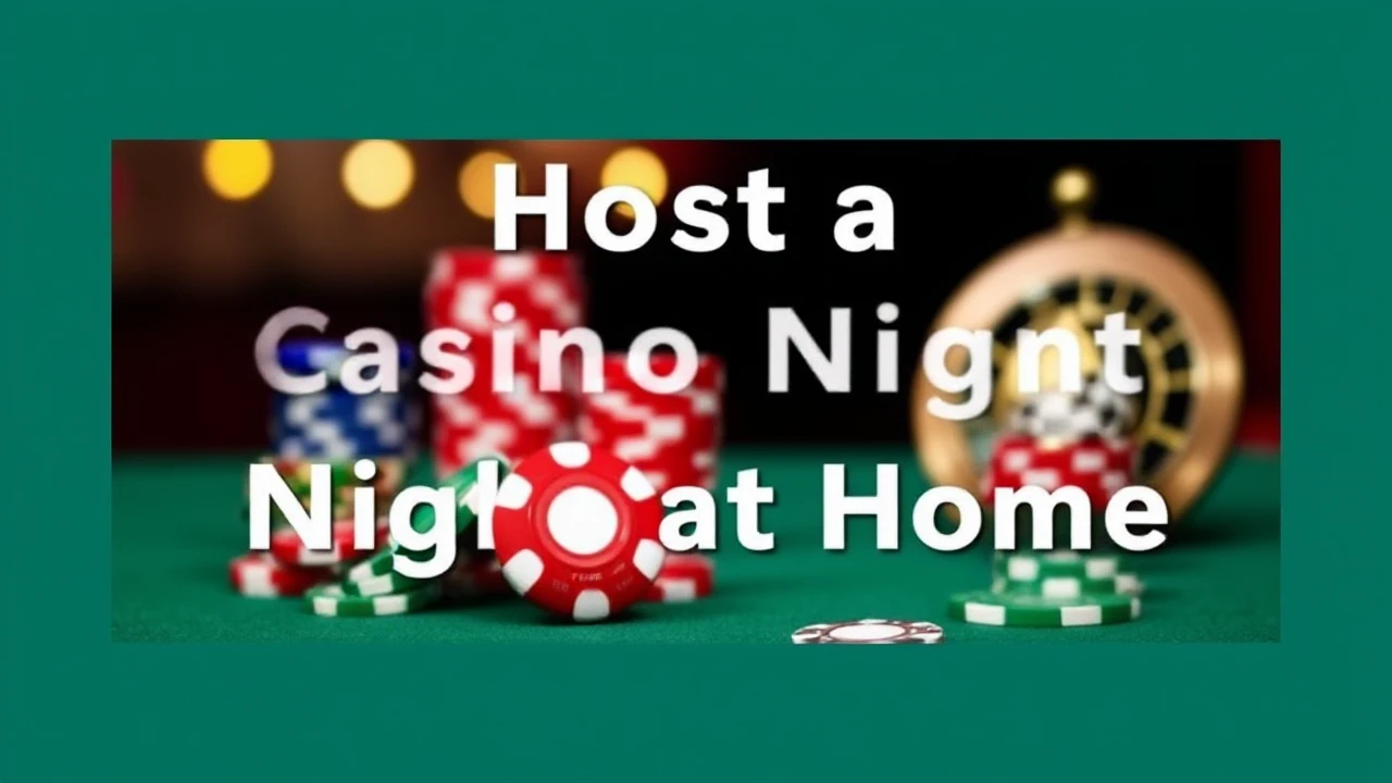 Host a Casino Night at Home: DIY Tips for Success