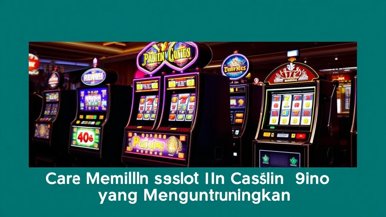 Cara Memilih Mesin Slot Casino yang Menguntungkan