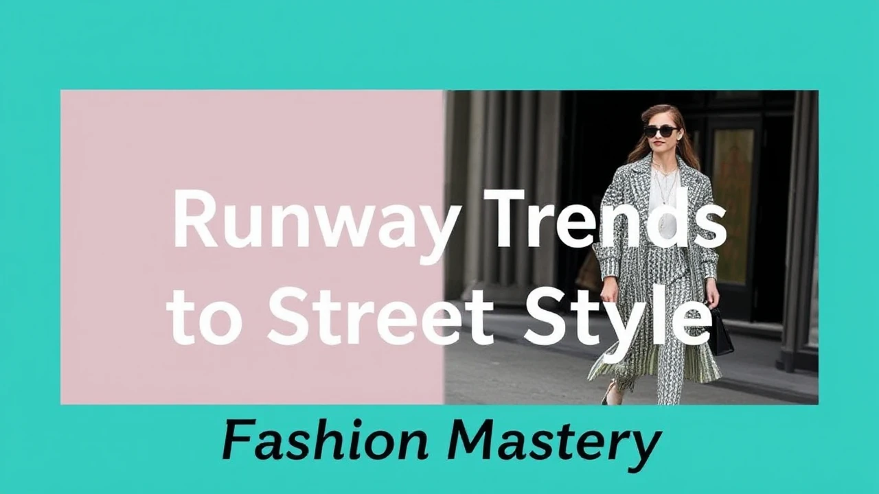 Fashion Mastery: Bringing Runway Trends to Street Style