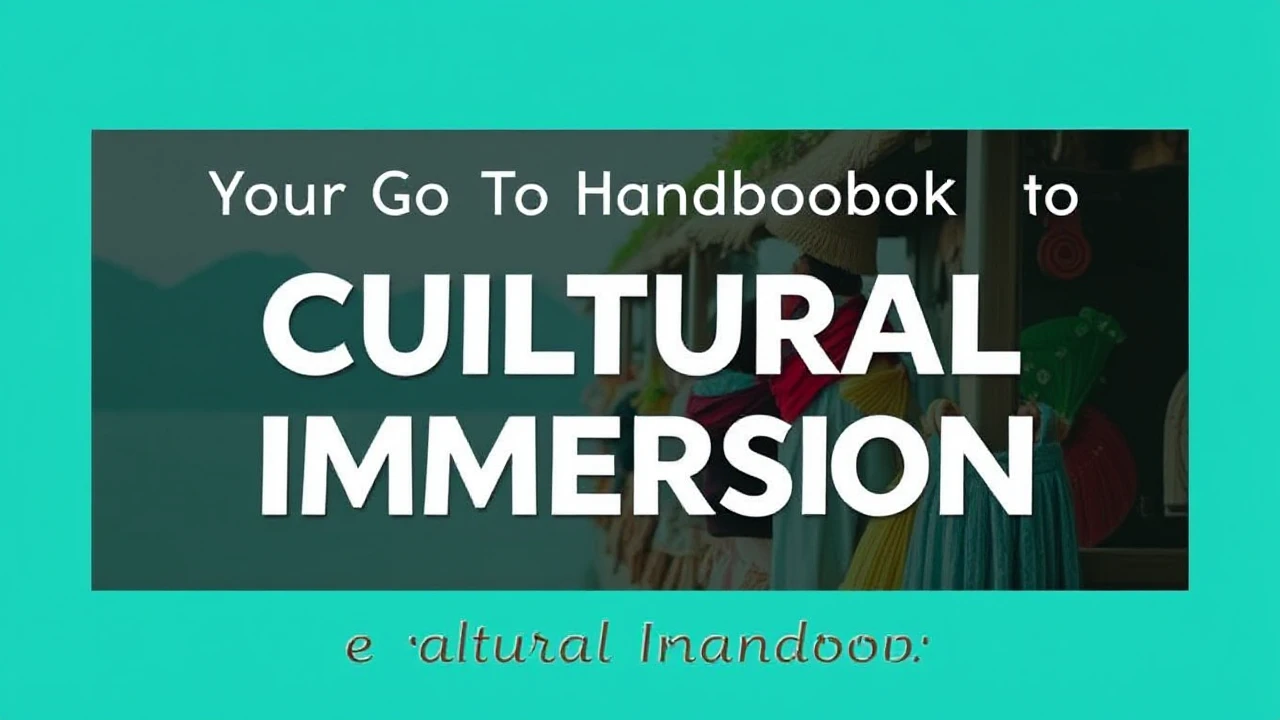 Your Go-To Handbook to Cultural Immersion: Embracing Local Traditions While Traveling