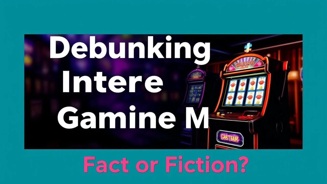Debunking Internet Gaming Machine Myths: Fact or Fiction?