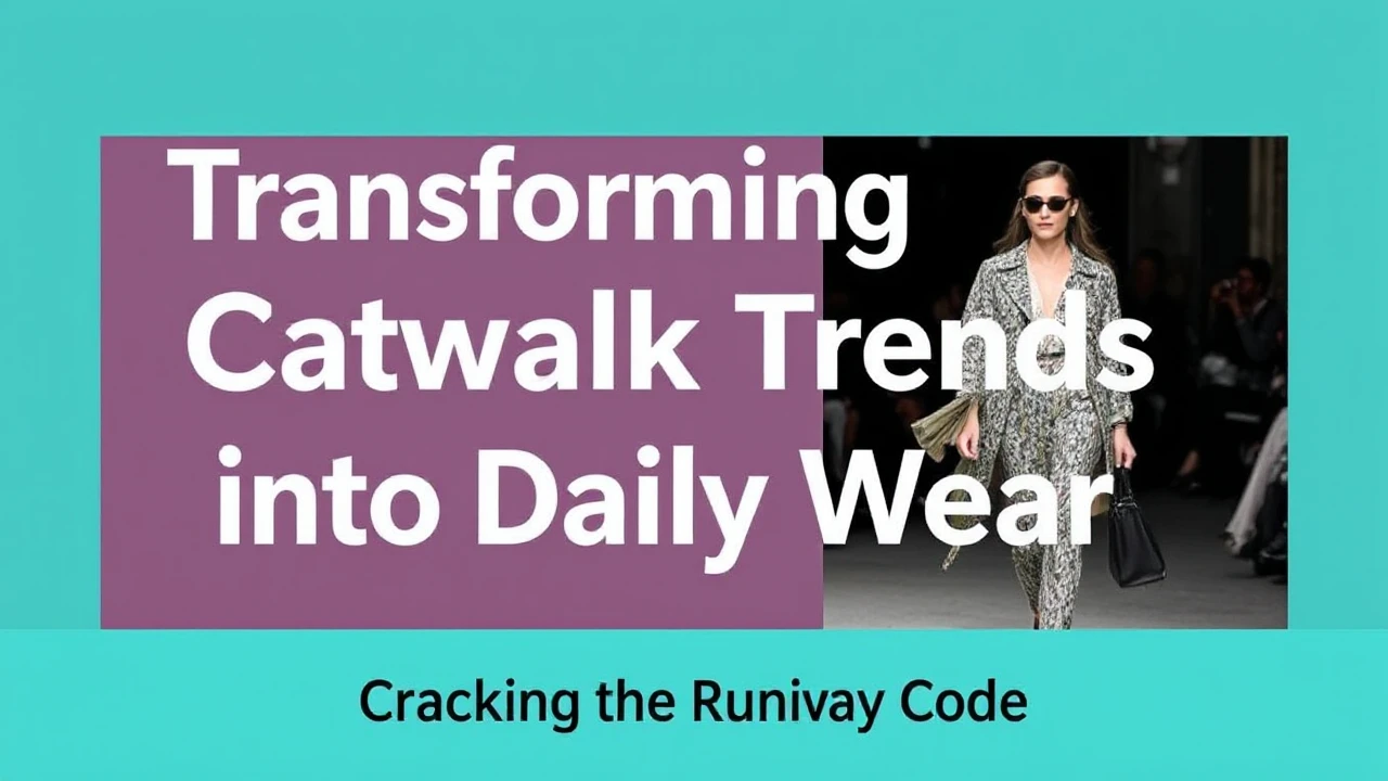 Transforming Catwalk Trends into Daily Wear: Style Guide