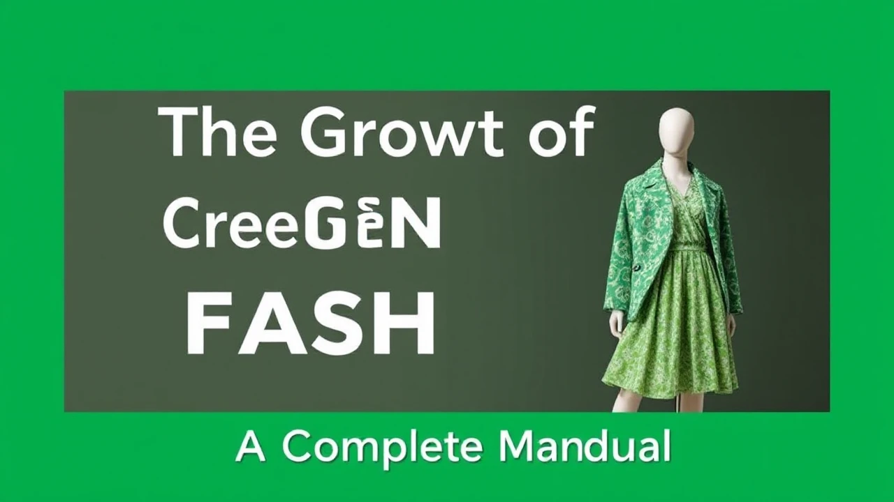 The Growth of Green Fashion: A Complete Manual