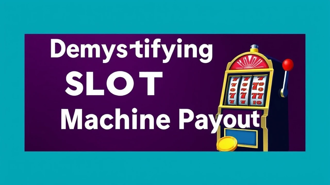 Demystifying Slot Machine Payouts: Breaking Down the Numbers