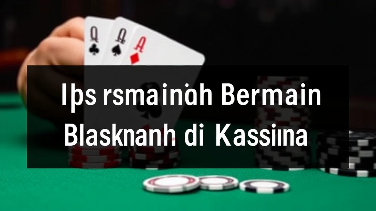 Tips Sukses Bermain Blackjack di Kasino