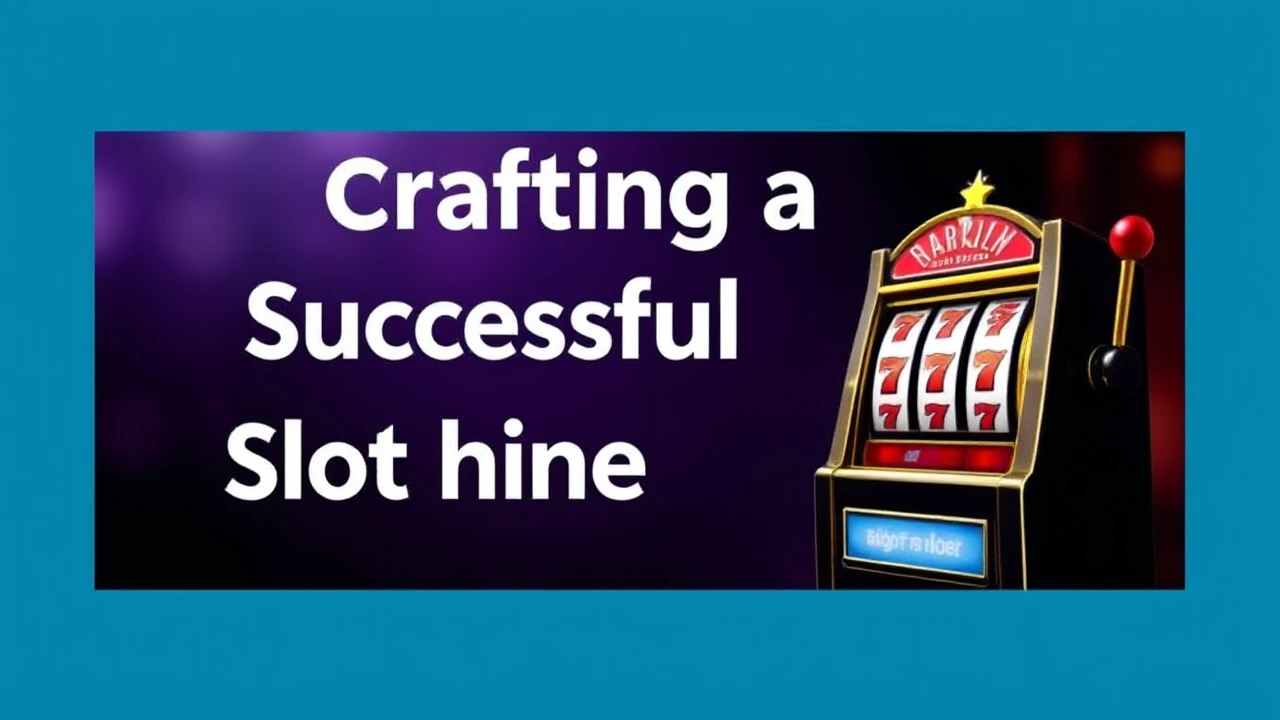Crafting a Successful Slot Machine Approach
