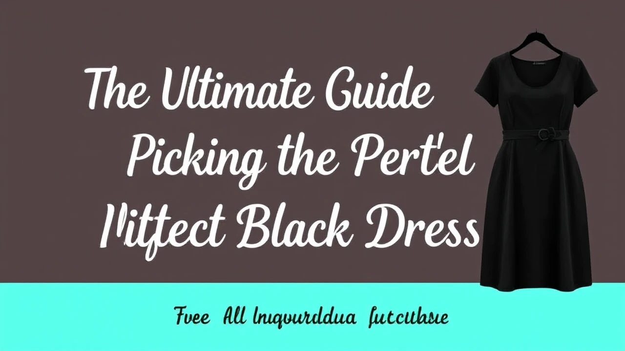 The Ultimate Guide of Picking the Perfect Little Black Dress