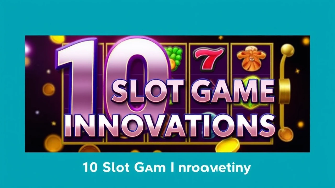 Revolutionizing the Industry: 10 Slot Game Innovations