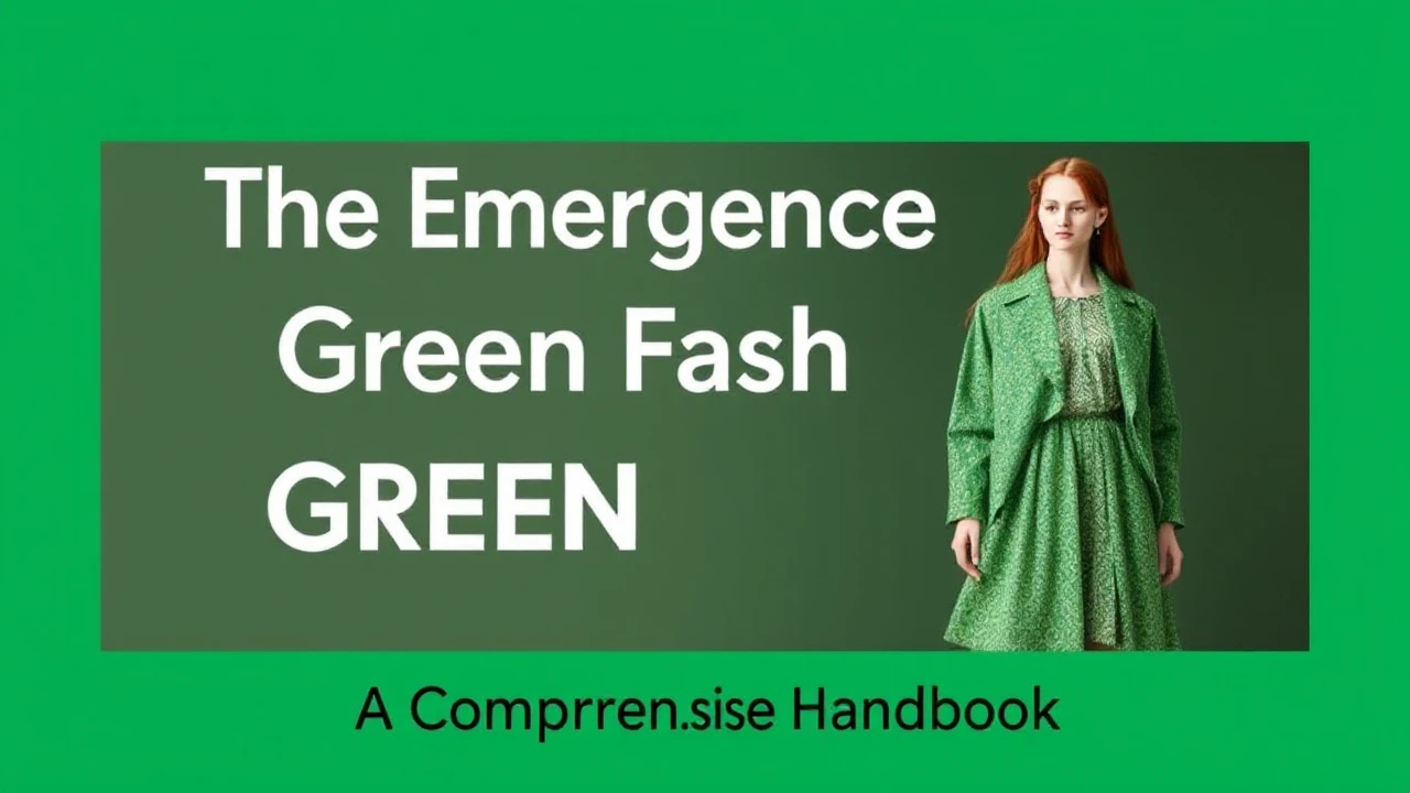 The Emergence of Green Fashion: A Comprehensive Handbook