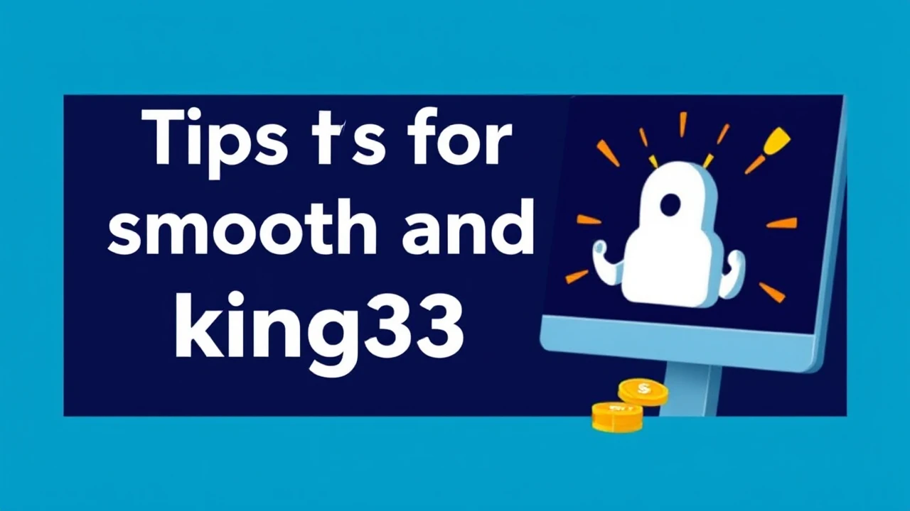 Tips for a Smooth and Fast king33 Login Experience