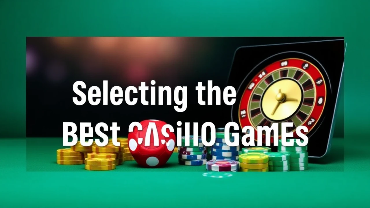 The Complete Manual to Selecting the **Best Casino Games**