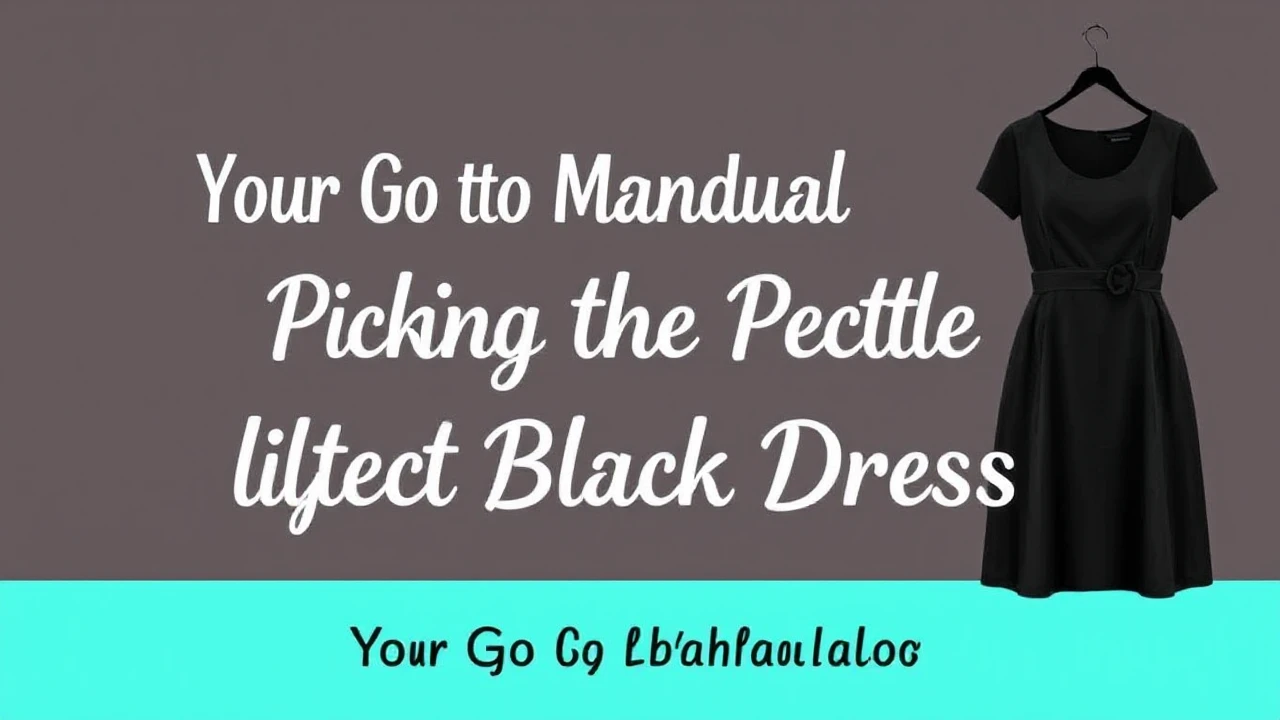 Your Go-To Manual of Picking the Perfect Little Black Dress