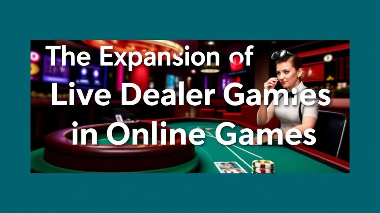 The Expansion of Live Dealer Games in Online Casinos