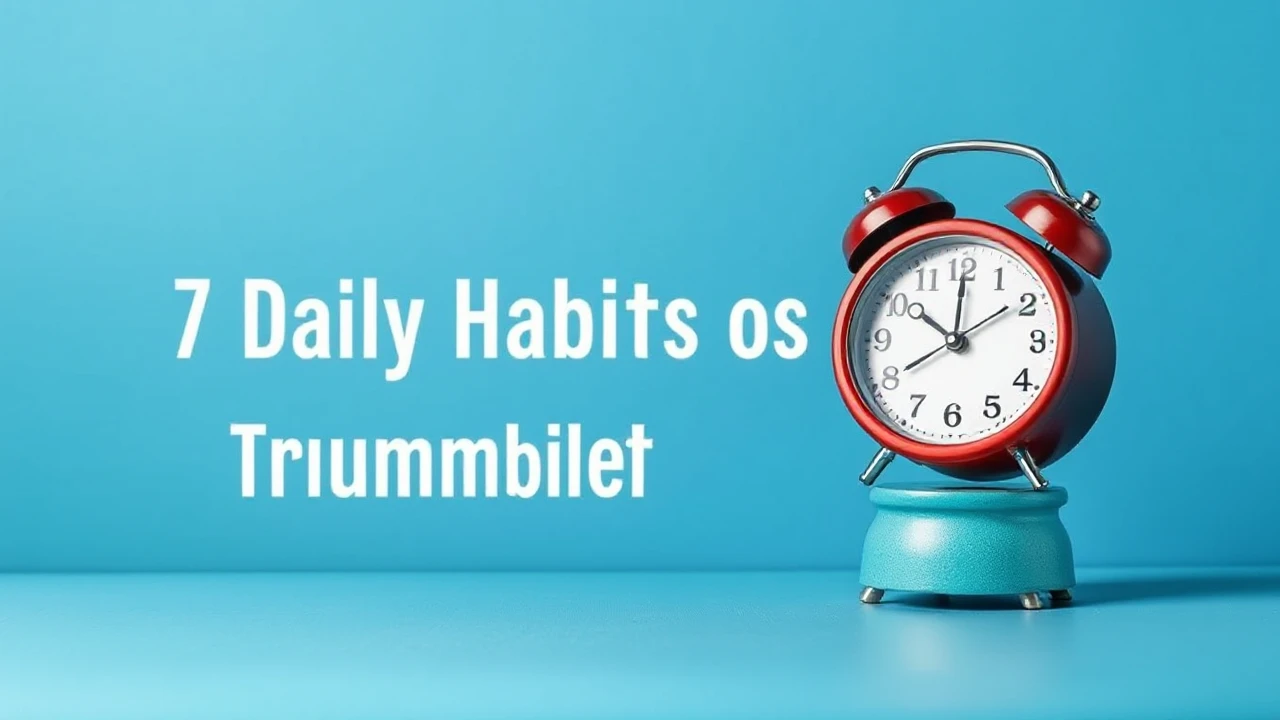 Boosting Productivity: 7 Daily Habits of Triumphant Individuals