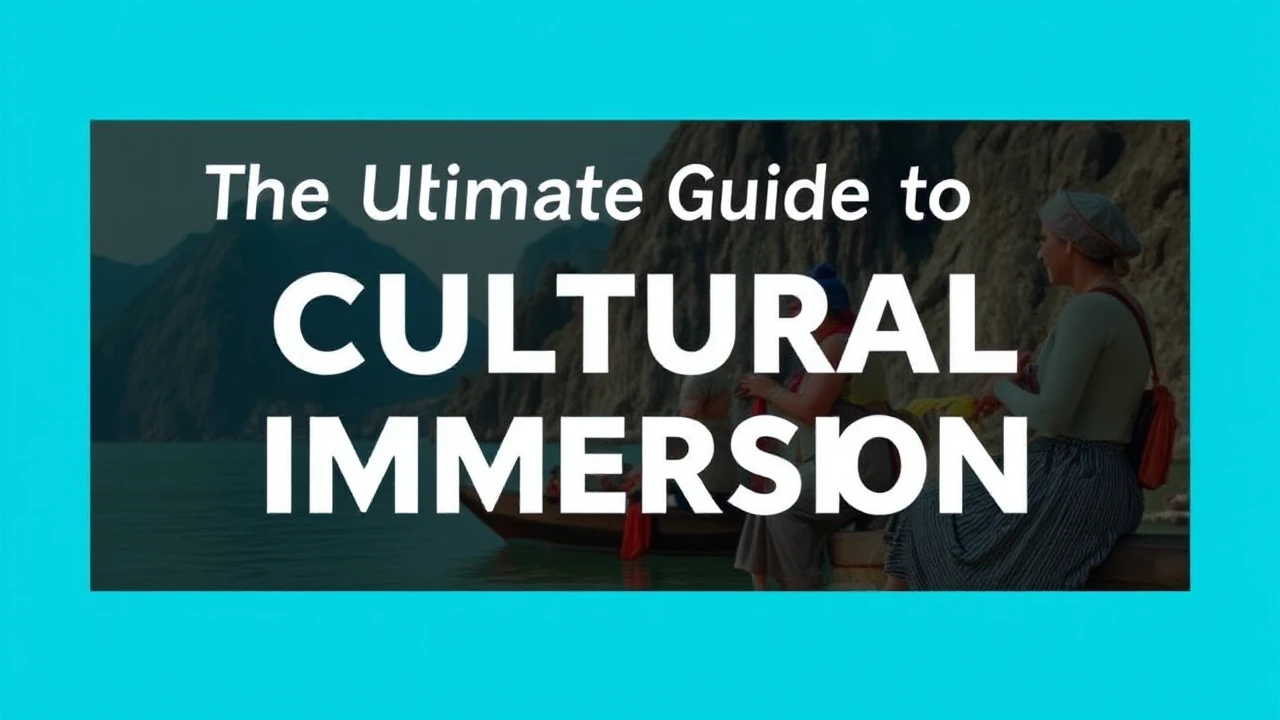The Ultimate Guide to Cultural Immersion: Embracing Local Traditions While Traveling