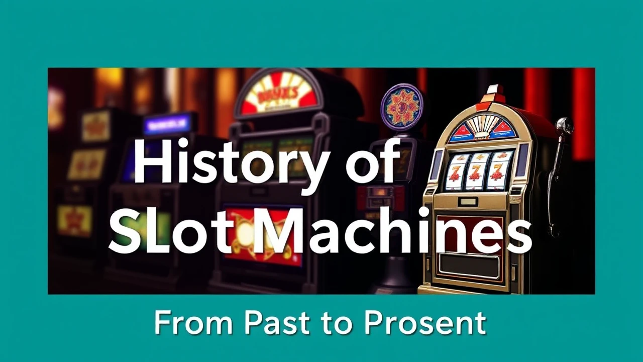 From Past to Present: Tracing the History of Slot Machines
