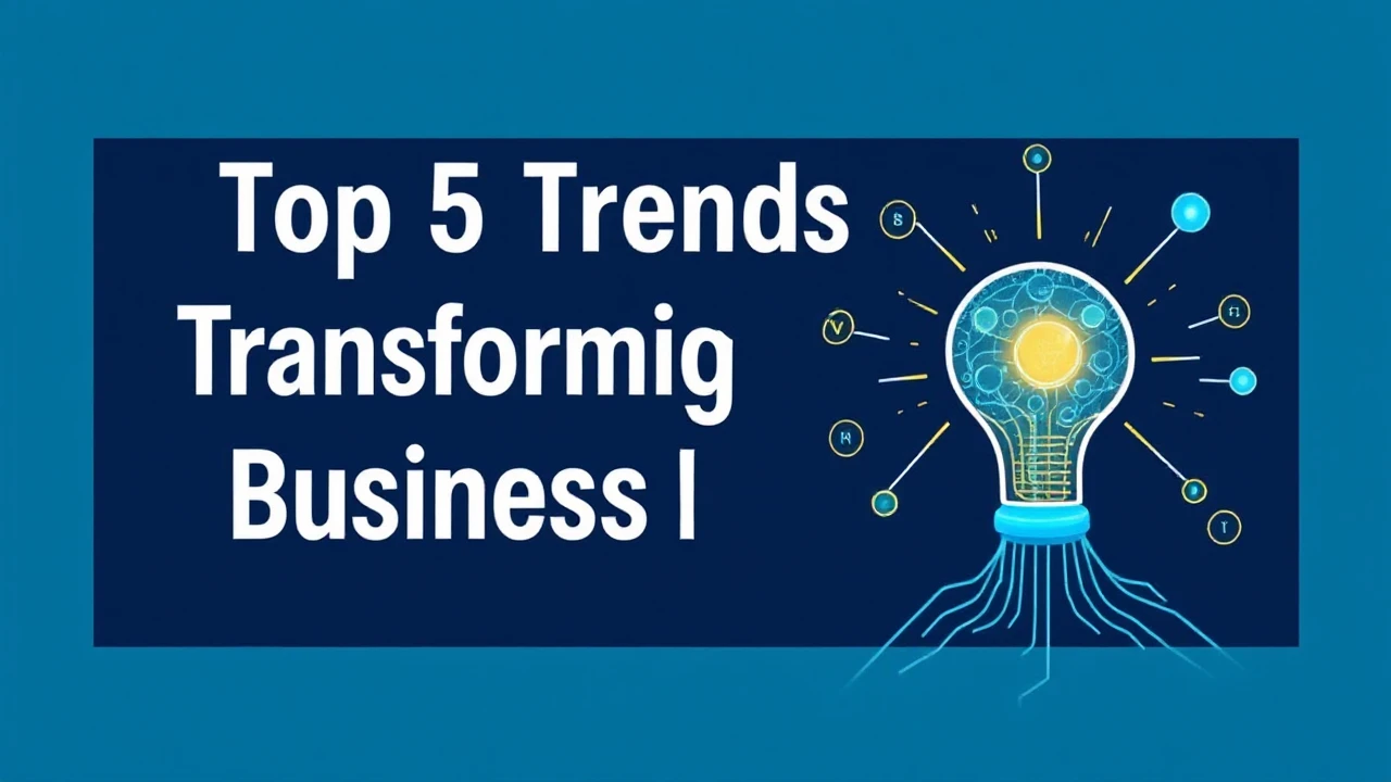 Exploring the Top 5 Trends Transforming the Future of Business Innovation