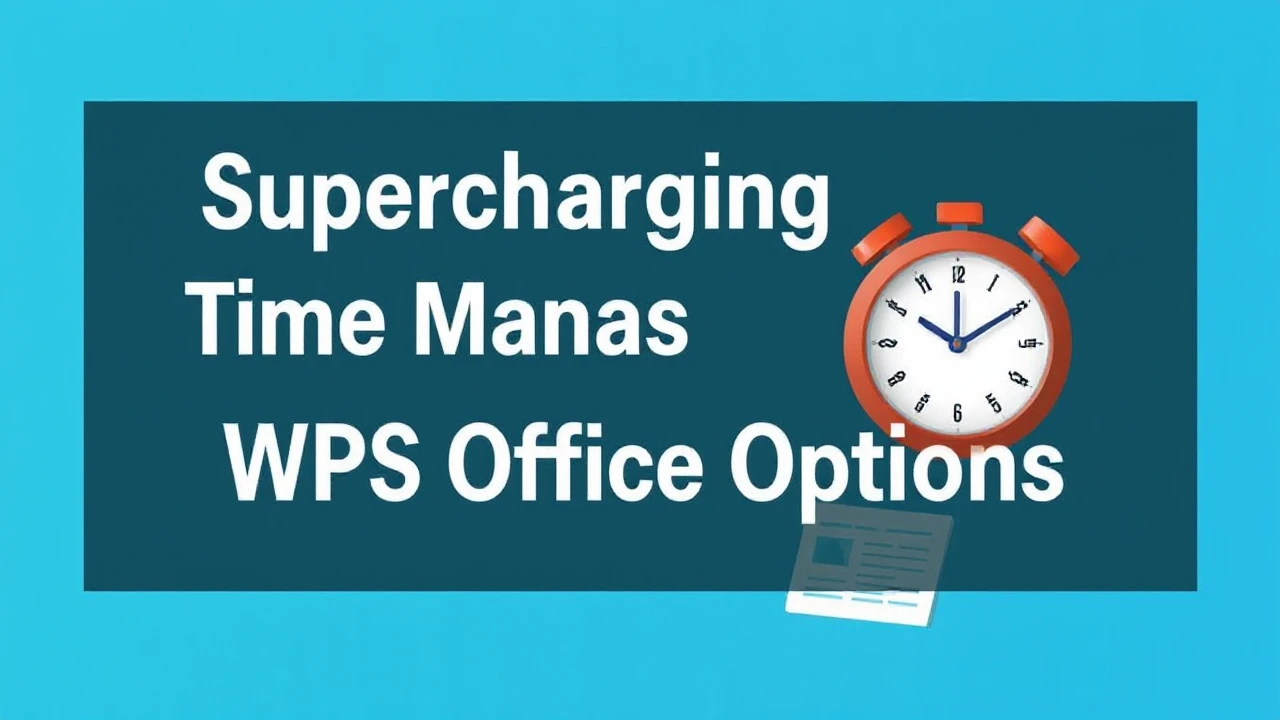 Supercharging Your Time Management with These WPS Office Options