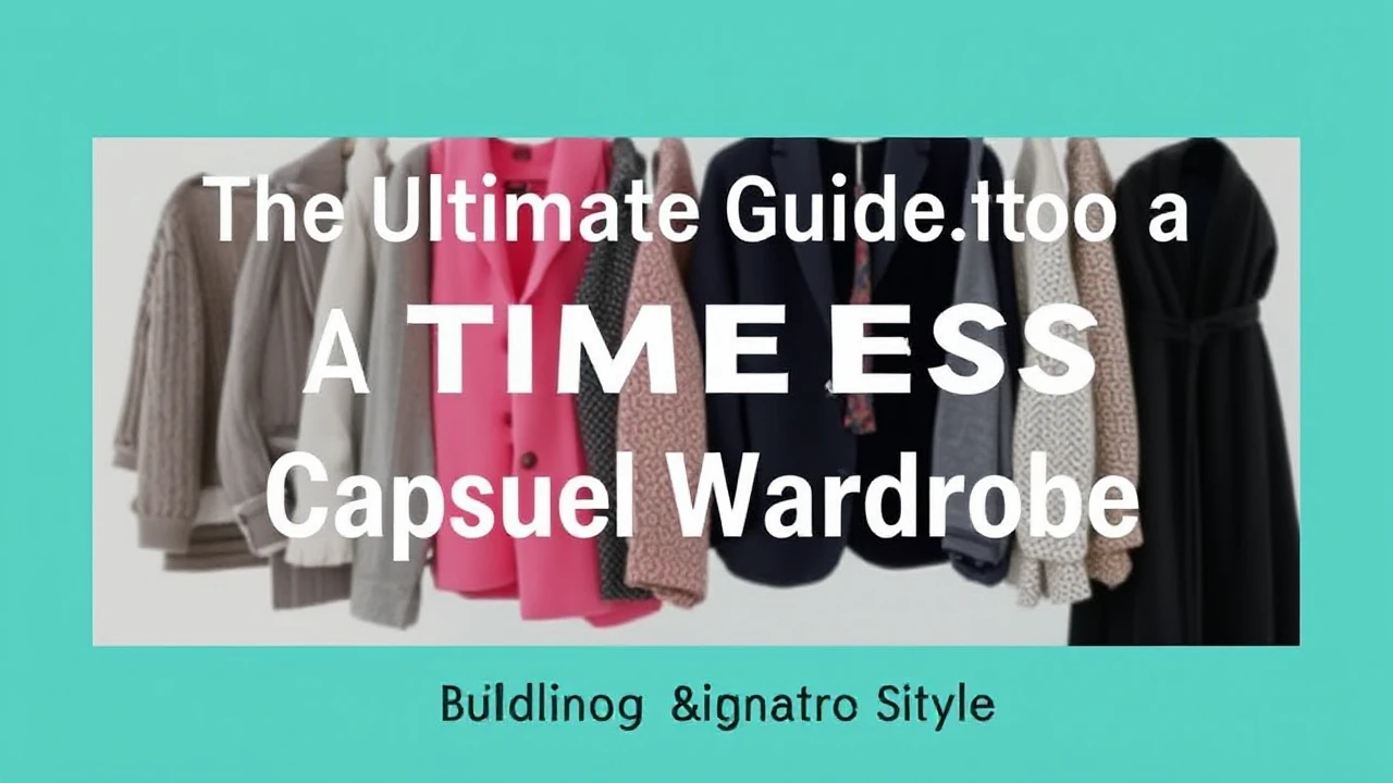 The Ultimate Guide to Creating a Timeless Capsule Wardrobe