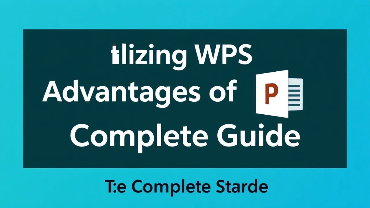 Utilizing WPS Advantages of WPS Office Suite: Your Complete Guide