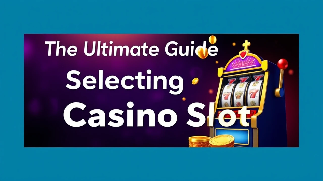 The Ultimate Guide to Selecting Top Casino Slots