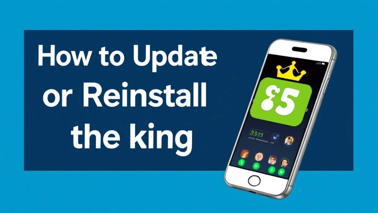 How to Update or Reinstall the king33 App