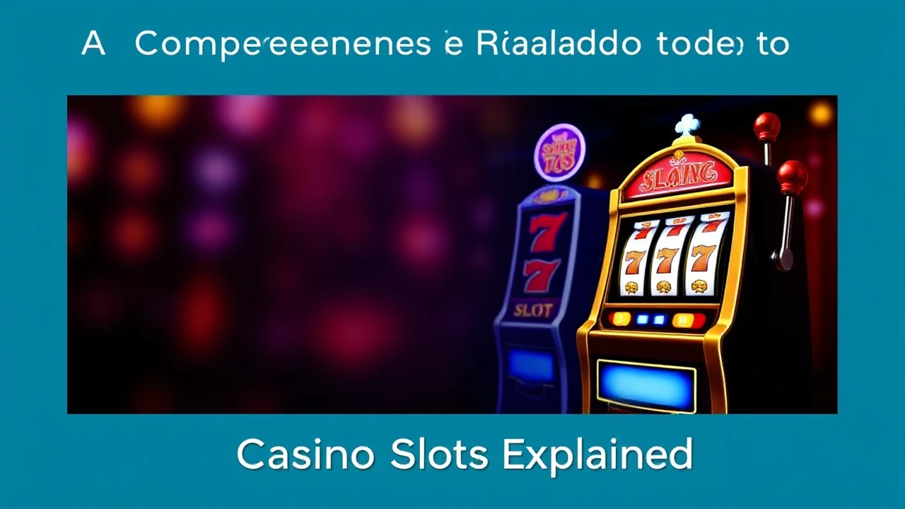 A Comprehensive Handbook to Casino Slots Explained