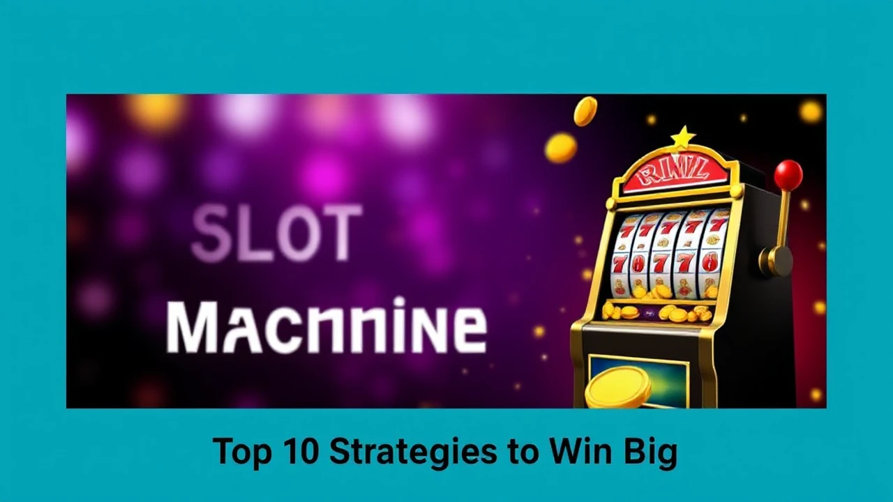 Increase Your Slot Machine Winnings: Top 10 Strategies to Win Big