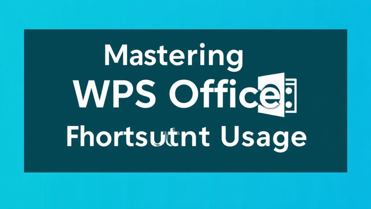 Mastering WPS Office: Shortcuts for Fluent Usage