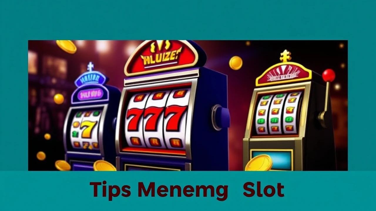 Tips Menang Besar Bermain Mesin Slot