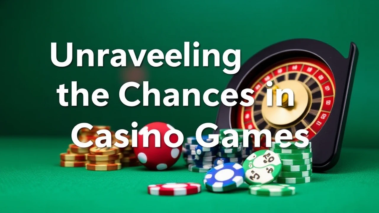 Unraveling the Chances in Casino Games: The In-Depth Guide
