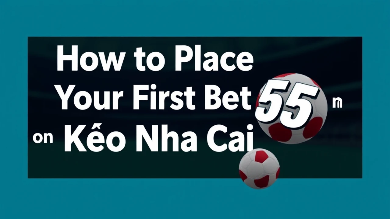 How to Place Your First Bet on Kèo Nhà Cái 55
