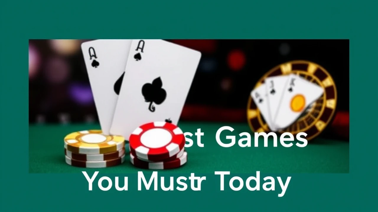 Explore the Top 5 Casino Games You Must Try Today
