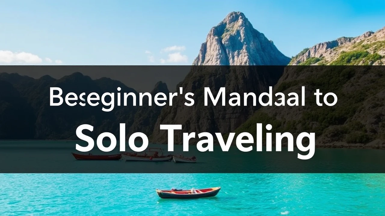A Comprehensive Beginner's Manual to Solo Traveling