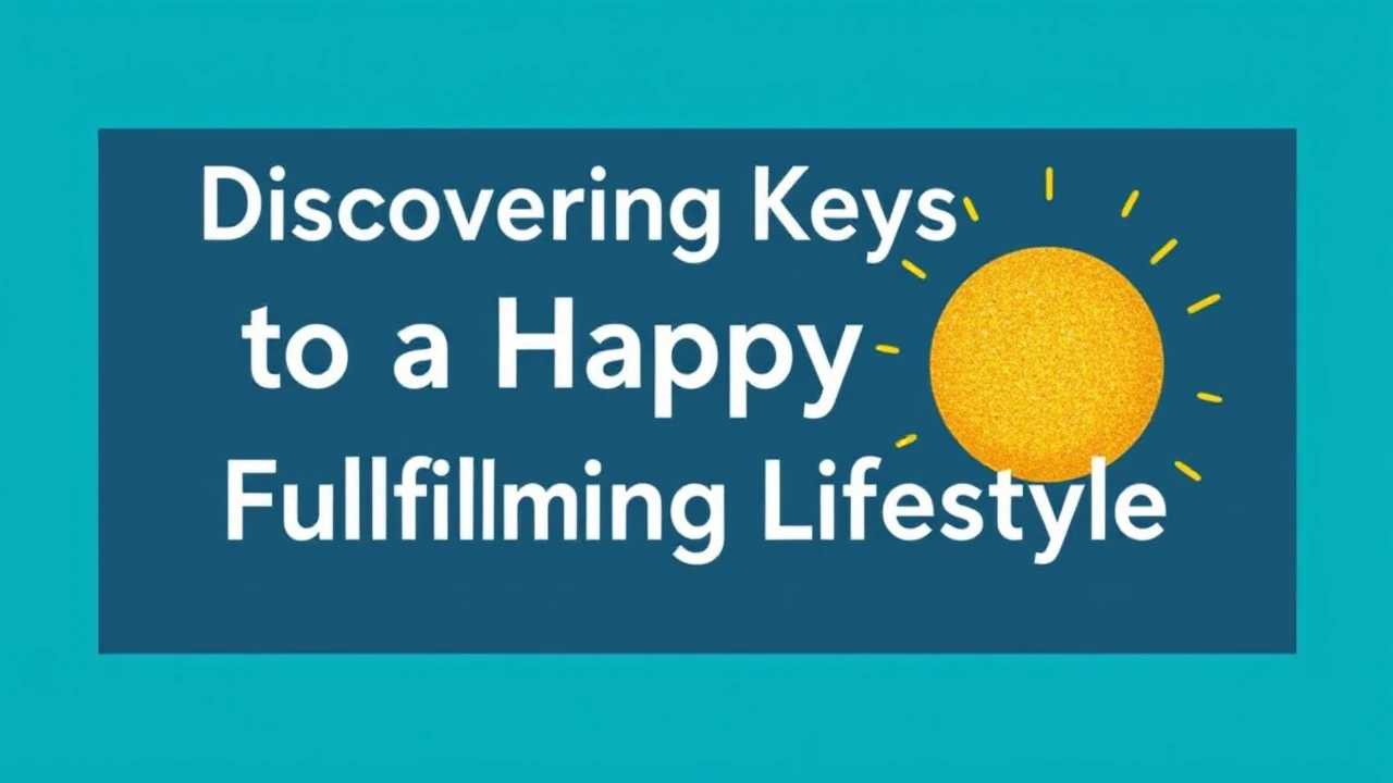 Discovering the Keys to a Happy and Fulfilling Lifestyle