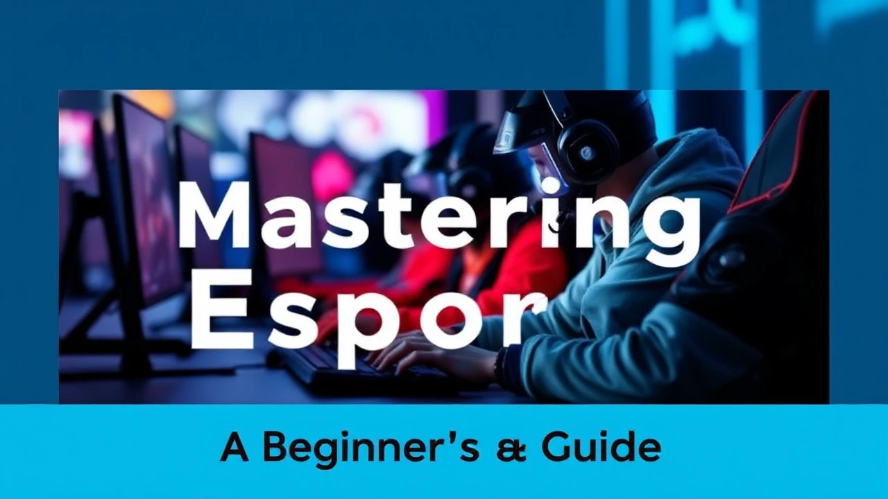 Mastering Esports: A Beginner's Guide to Professional Gaming