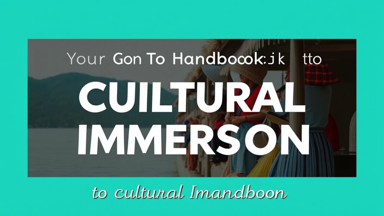 Your Go-To Handbook to Cultural Immersion: Embracing Local Traditions While Traveling
