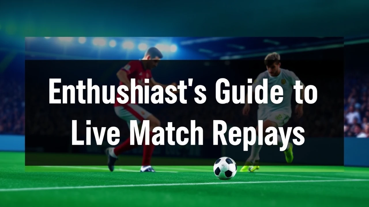 Football Enthusiasts’ Guide to Live Match Replays