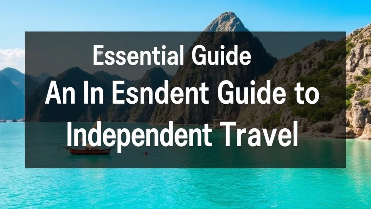 An Essential Guide to Independent Travel: Expert Tips for Exploring the World Alone