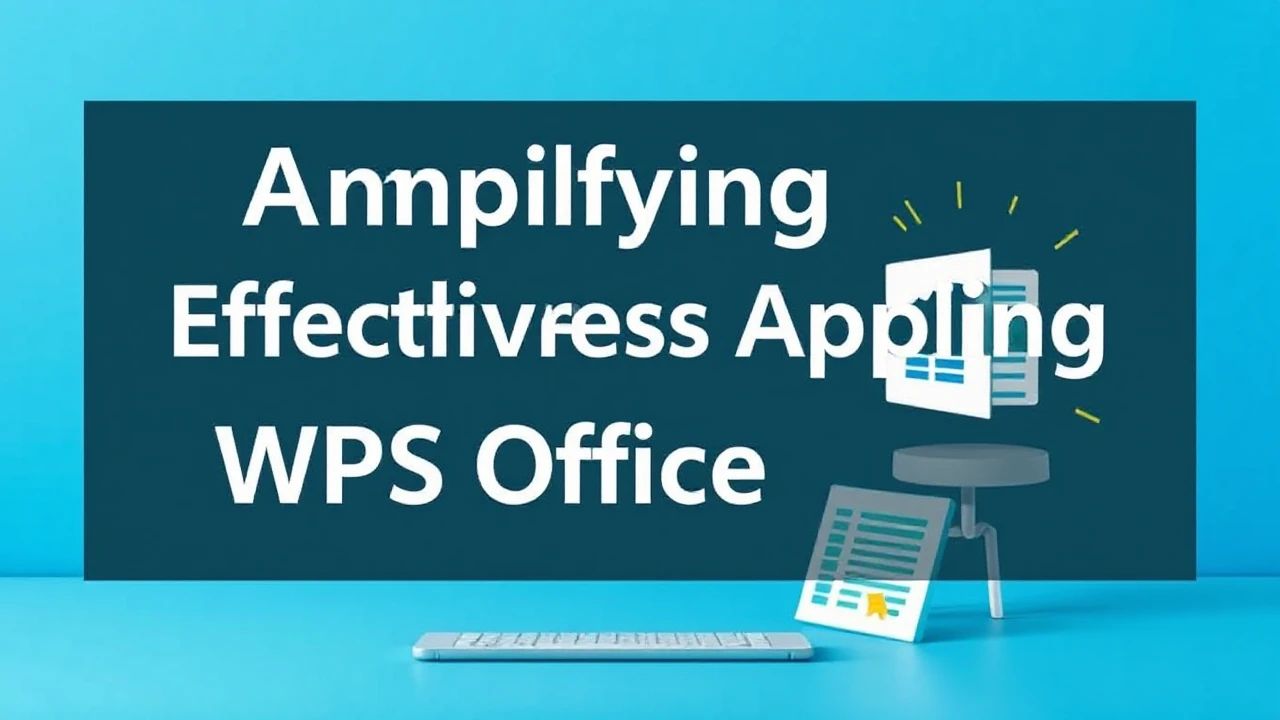 Amplifying Effectiveness Applying WPS Office Tools