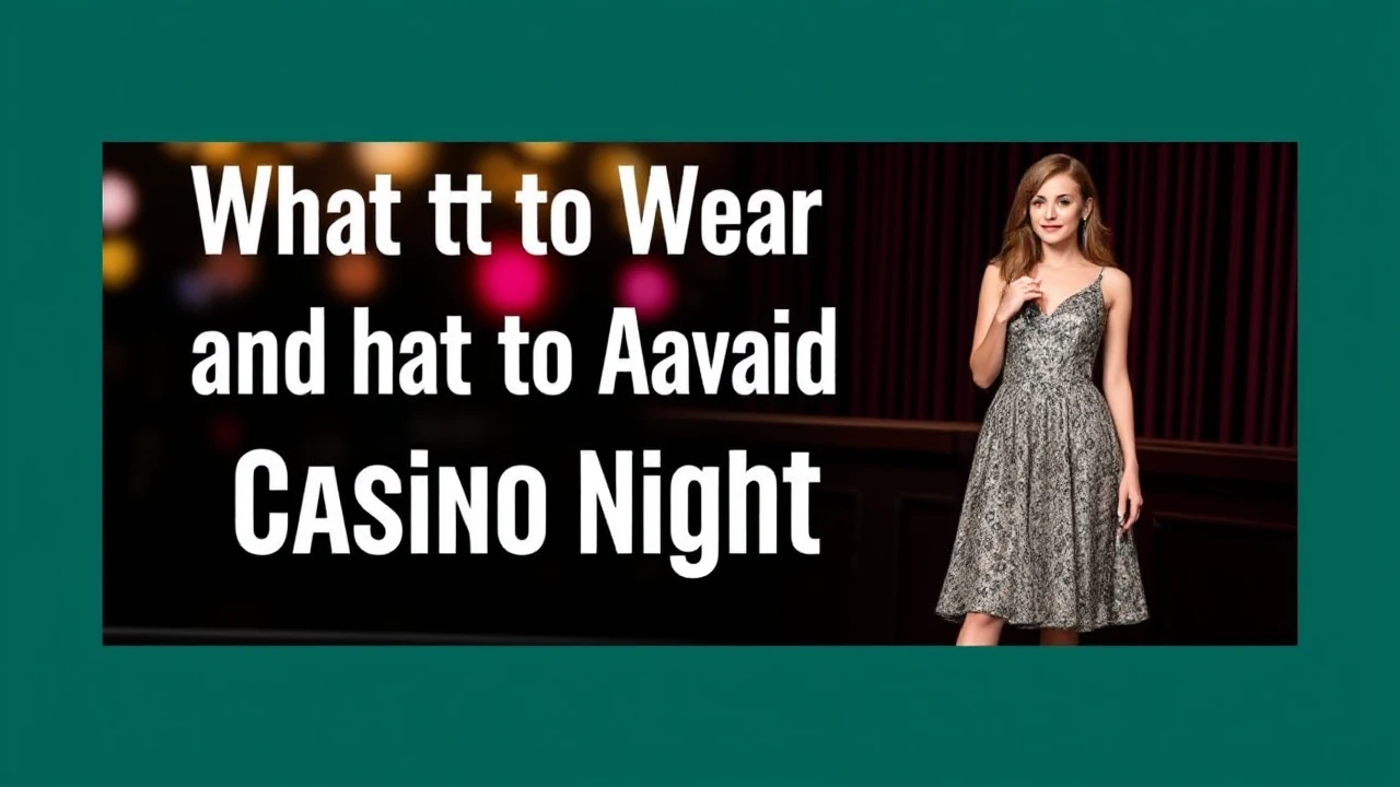 What to Wear and What to Avoid for Casino Night Outfits