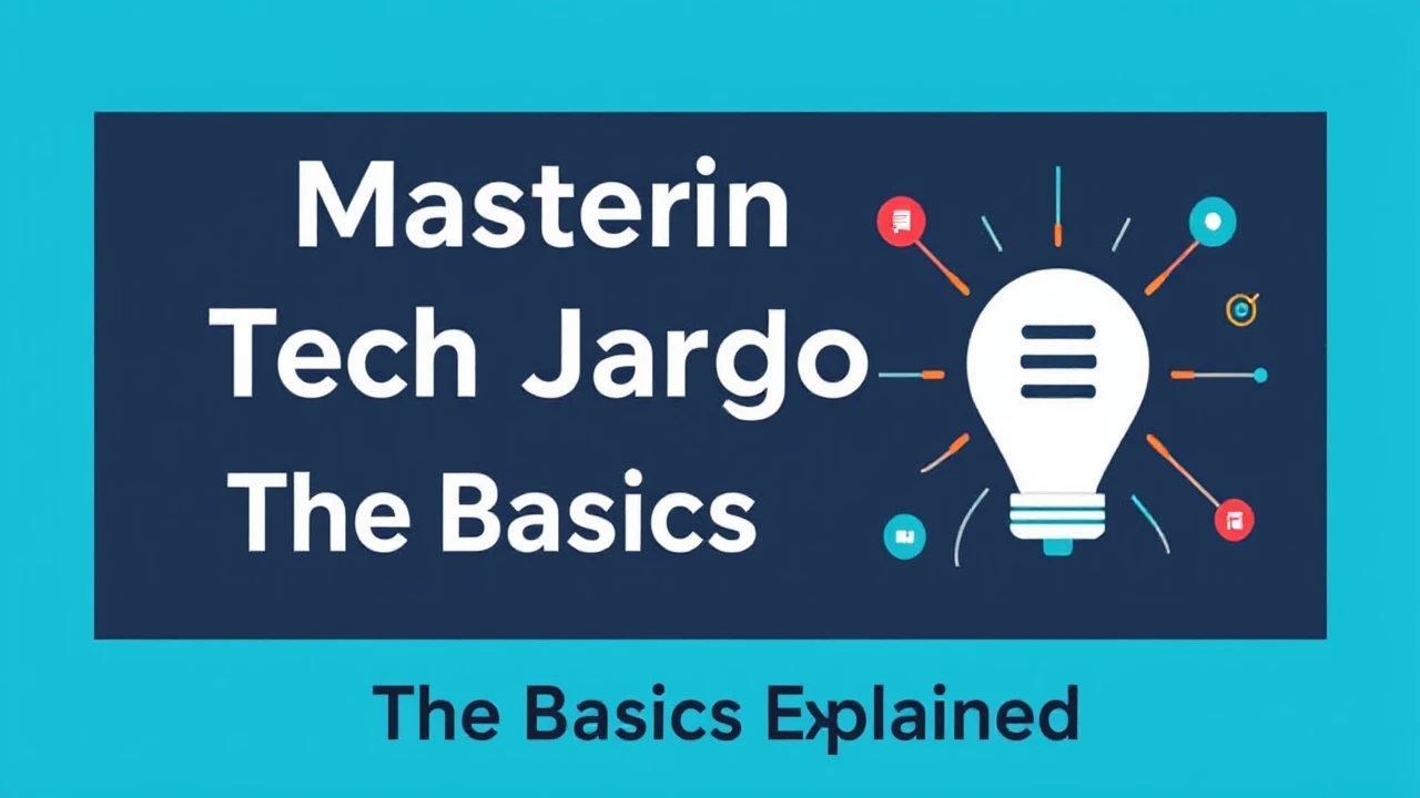 Mastering Tech Jargon: The Basics Explained