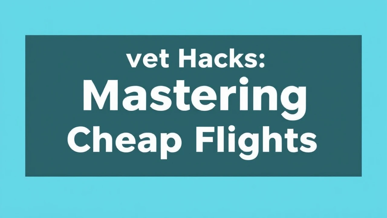 Expert Tips on Travel Hacks: Mastering Cheap Flights