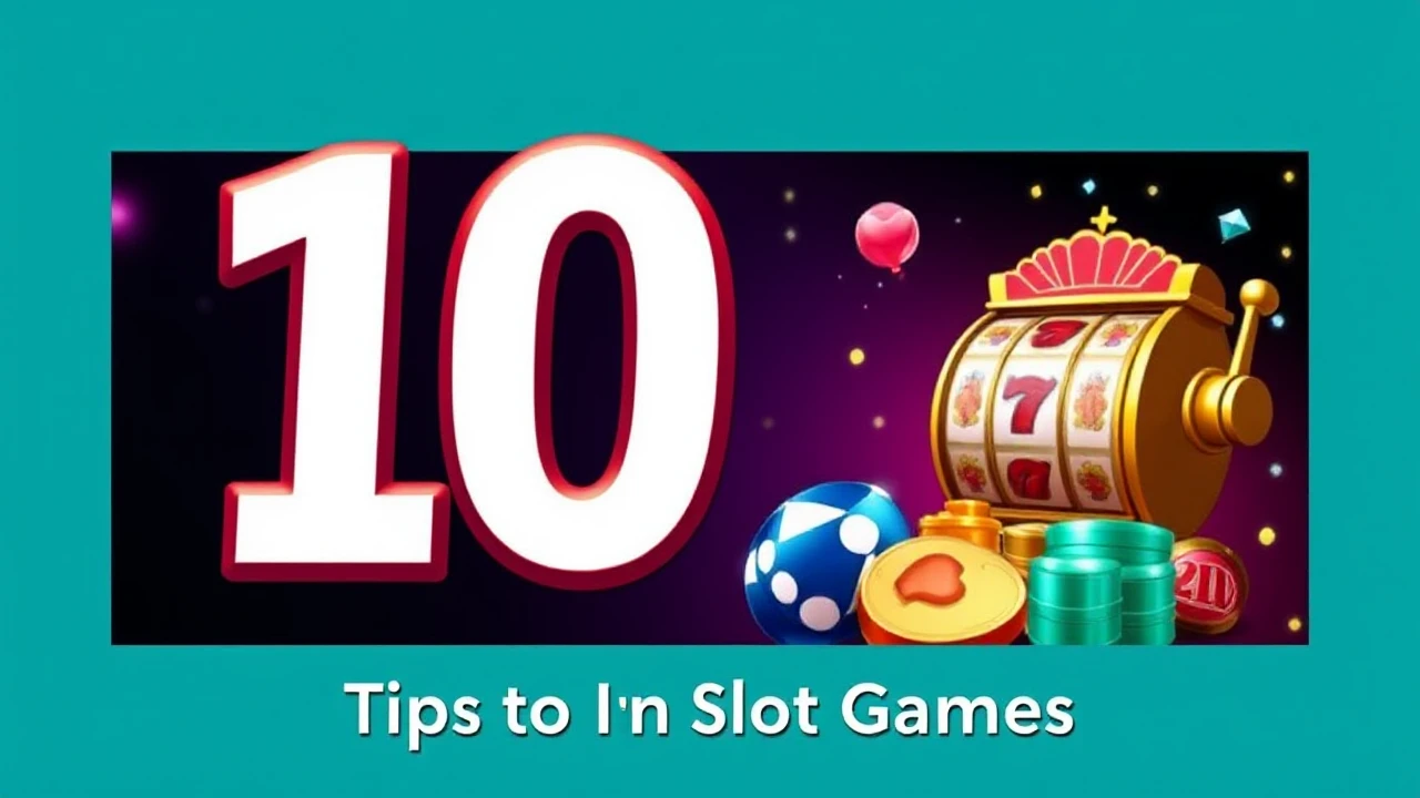 10 Tips: Tips to Win Big at Slot Games