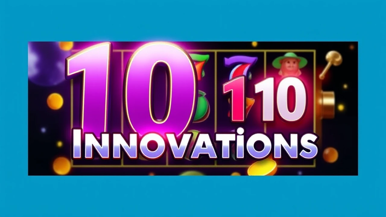 Revolutionizing the Industry: The Top 10 Slot Game Innovations