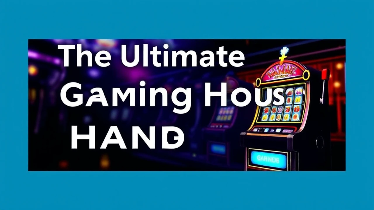 The Ultimate Internet-Based Gaming House Machine Player's Handbook
