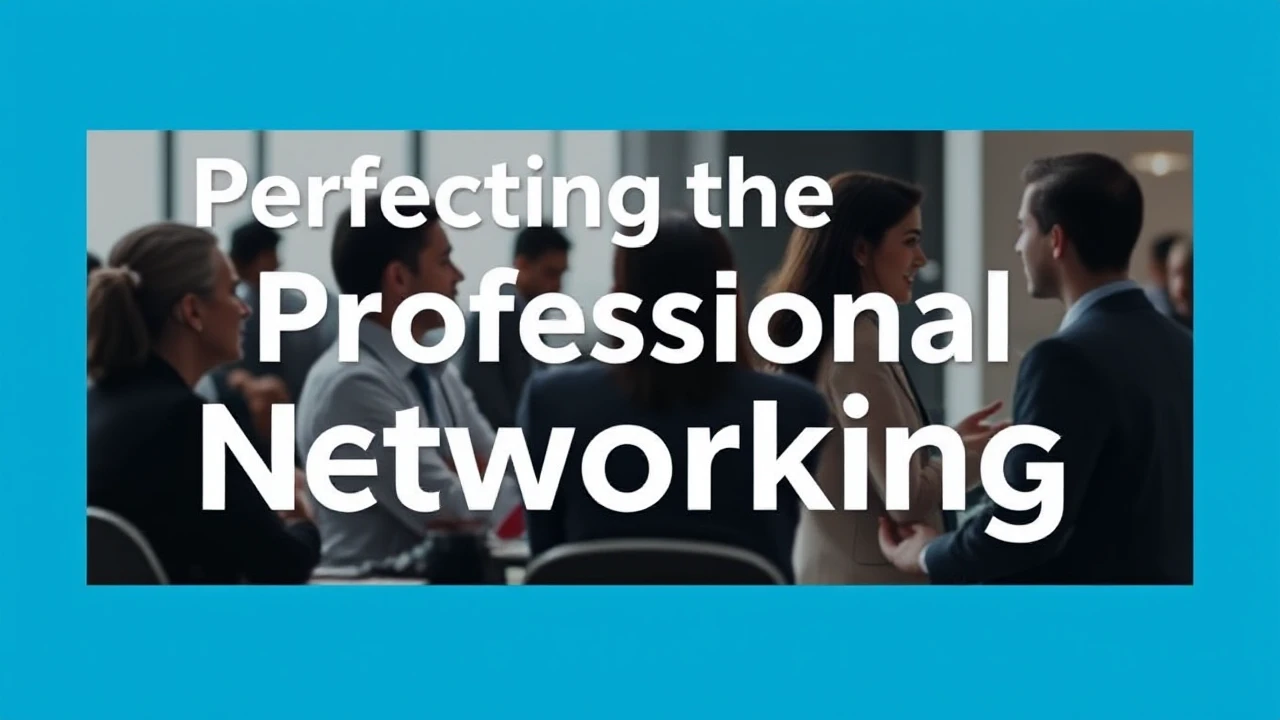 Perfecting the Art of Professional Networking: A Detailed Guide