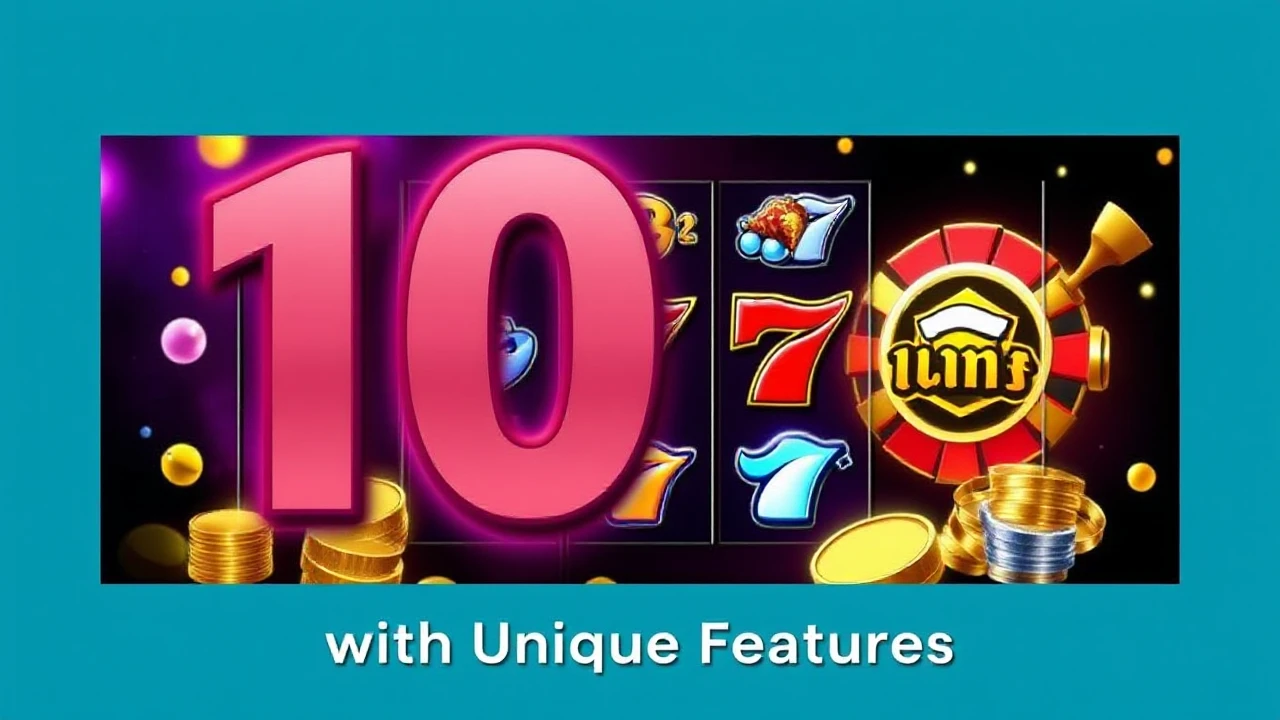 Unveiling 10 Top Casino Slot Games with Unique Features