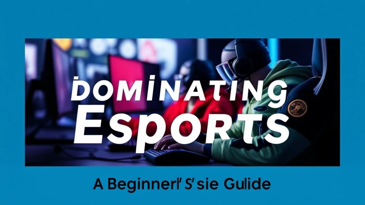 Dominating Esports: A Beginner's Guide to Professional Gaming